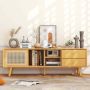 TV stand, 2 drawers and 2 doors, 139.7 × 30.48 × 45.72 cm