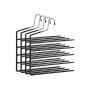 Set of 4 road hangers, black