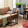 Side table with adjustable top LNT057B01, brown/black