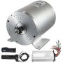Mophorn 1800W 48V Brushless DC Motor with Speed ​​Controller and Throttle Knob