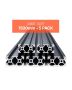 5 pcs. 59 inch T-shaped anodized aluminum profile, black, for 3D printer