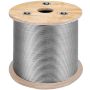 Stainless steel cable 3.2 mm 7x7 steel rope 152.4 m for transportation and balustrades