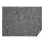 Protective carpet pad, 9x12", 1/4" polyester felt, gray