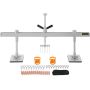 Paintless dent removal kit, 85 cm lever, 6 hooks