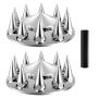 Front axle wheel covers ABS, galvanized, rust-resistant, universal