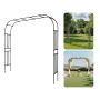 Metal garden arbor, 2.4x2.5x0.4 m, arch for climbing plants