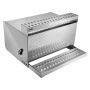 Aluminum tool box for semi-trailer, 790x770x485 mm, waterproof with lock