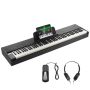 Svērtas digitālās elektriskās klavieres, 88 taustiņi, Bluetooth, USB, MIDI