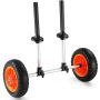 Sturdy kayak trolley 120 kg, adjustable, with foam protection