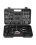 Professional 12-piece brake bleed adapter set with handle
