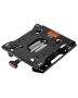 Universal pneumatic tractor seat suspension, adjustable, without slider rail