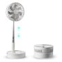 8 collu salokāms portatīvais USB ventilators ar tālvadības pulti