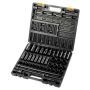 Impact socket set 1/2 inch, 43 pcs, 9-30 mm, 6-point