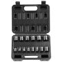 14-piece 3/8" impact metric socket set, 7-20 mm, chrome-molybdenum steel, for automotive repair