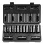 3/8" impact socket set, 15 pieces, 8-22 mm, 6 points, chrome-molybdenum steel