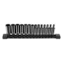 14-piece 1/4" impact deep metric socket set, 4-15 mm, 6 points, chrome-molybdenum steel, for automotive repair