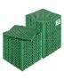 Interlocking green PP drainage mat, 12x12 inches, 50 pcs.