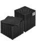 Interlocking black PP drainage mat, 12x12 inches, 40 pcs.