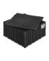 Interlocking black PP drainage mat 12x12 inches, 12 pcs.