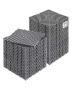 Interlocking grey PP drainage mat 12x12 inches, 50 pcs.