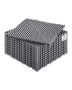 Interlocking grey PP drainage mat, 12x12 inches, 12 pcs.