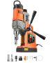 Portable magnetic drill 1450 W, 1.6 inch, 2 core bits