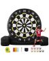 Inflatable football dart board with balls and pump, 8 feet