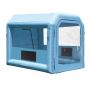 Inflatable paint booth 3 x 2.5 x 2.5 m with 550 W blower and filter, portable
