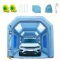 Inflatable car paint booth 610x305x244 cm with filter and blowers