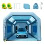 Inflatable car paint booth 701x396x259 cm with filter and blowers