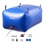 400L Portable Collapsible Water Bag PVC, Emergency Tank for Campers