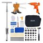 Car dent repair kit, 61 pcs, paintless, with glue gun