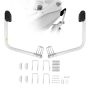Double-deck adjustable hardened steel trailer guides, 2 pcs.