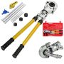 Manual pipe crimping pliers set pex-al-pex 16-32 mm