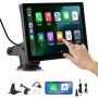 Automašīnas bezvadu stereo sistēma, 228,6 mm HD ekrāns, CarPlay, Android Auto