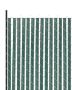 Single-walled lockable HDPE vertical grid for chain link fence, 5 feet, green
