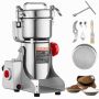 Electric 1500 W grain and spice mill, stainless steel