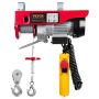 Electric hoist 249.5 kg, steel wire winch with remote control