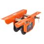 Electric hand hoist 0.5 t with double wheels, adjustable flange 6-12 cm