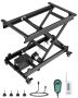Electric single scissor lift table, 150 kg, 20-72 cm, black