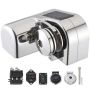 Horizontal fishing winch 12 V 600 W, 316 stainless steel, 260 kg, anchoring system