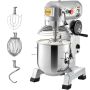 Commercial electric stand mixer, 14.2L stainless steel bowl, 850W, 3 speeds