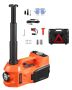 Electric 5 t scissor jack with inflation, LED and hammer, 12 V