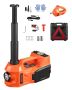 Electric scissor car jack 5 t with inflation and LED light