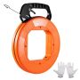 Fishing wire line puller, 36 m, steel with plastic