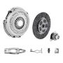Clutch kit with pressure plate, original replacement, smart forfour and fortwo (2004–2007)