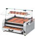 Hot dog maker, 2400 W, stainless steel, with rollers and bun heater