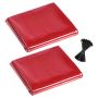 2 pcs. fireproof vinyl welding curtains, 1.74x2.34 m, red