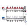 Underfloor heating manifold 7 branches, for 1.27 cm PEX pipes