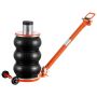 Pneumatic jack 5 t with raised column and adjustable handle